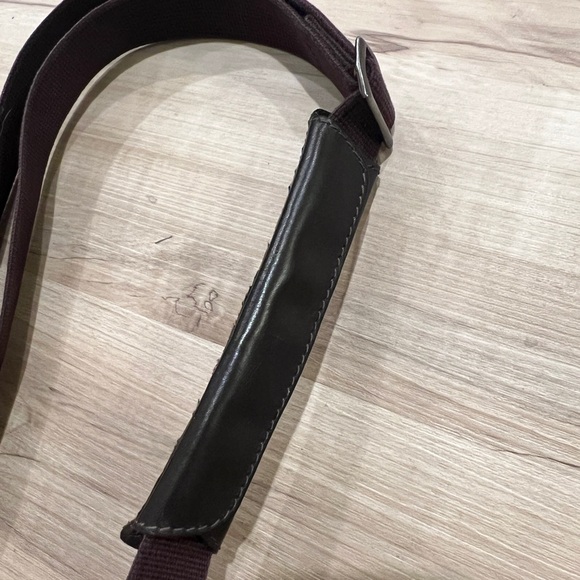 Dinhill Denim Leather Motorities Messenger Bag Moss Green - Picture 8 of 12